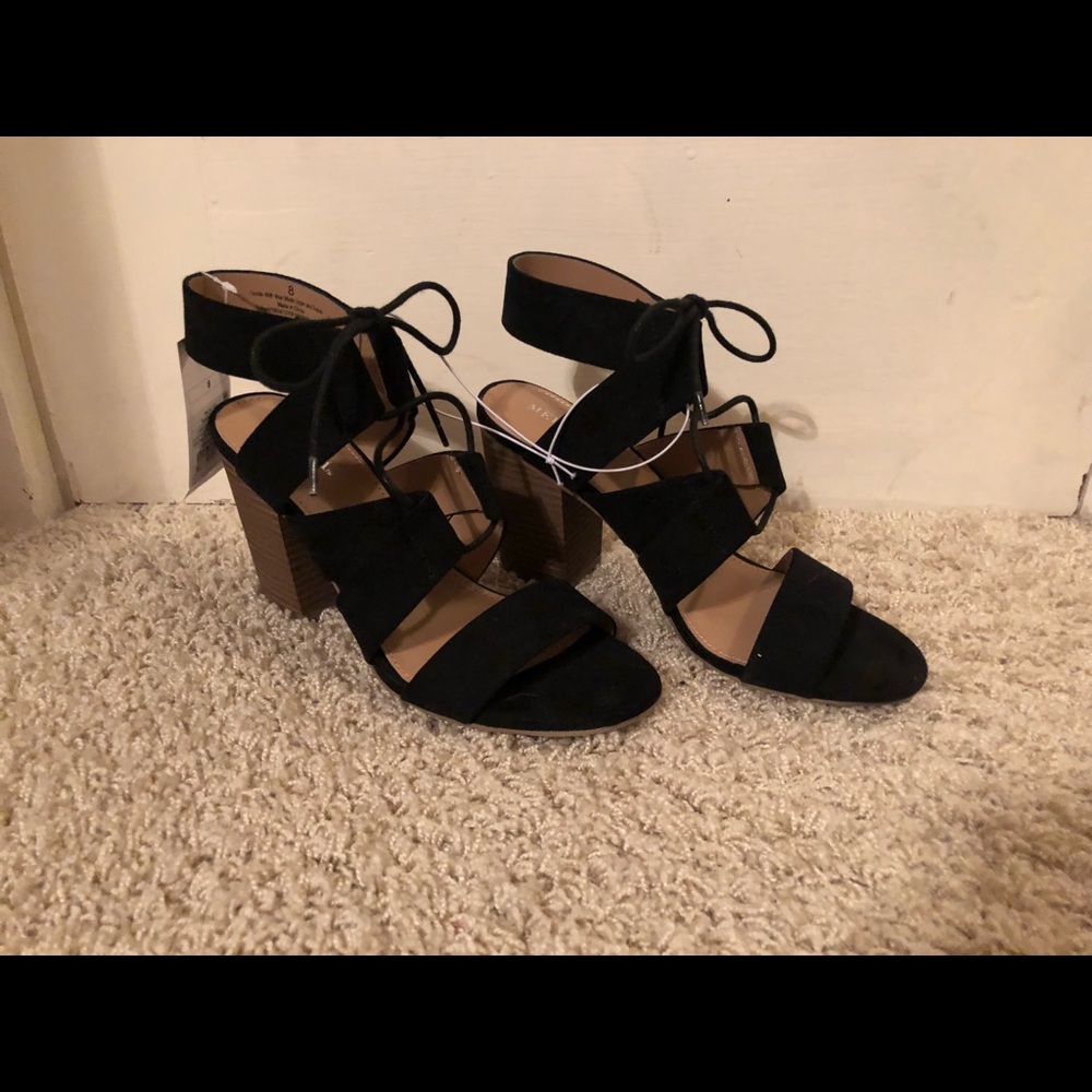 Target black block heels